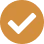 Verification symbol on dark background